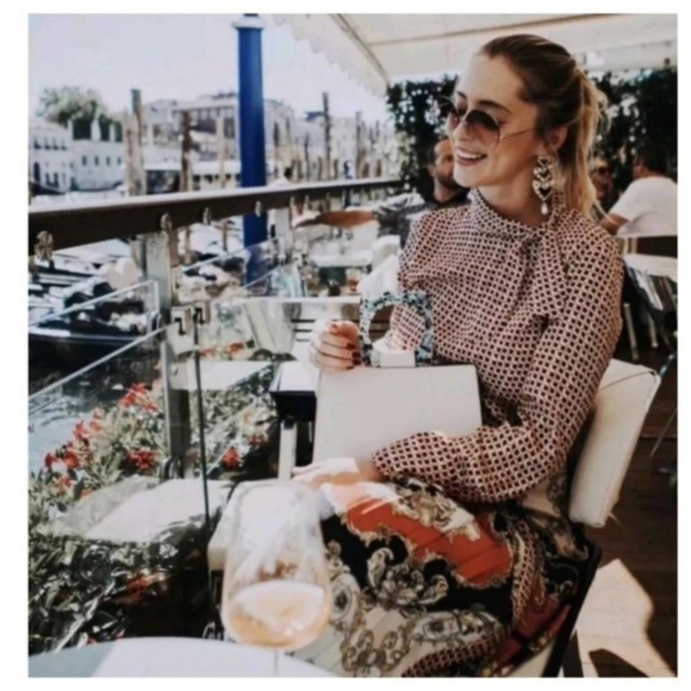 Zara Blouse with Bow 7971/687